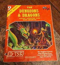 Dungeons & Dragons Basic Rules Book #2014 TSR 1981 D&D First Printing 