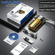WAVLINK 10G PCIe Network Card RJ45 Ethernet Network Adapter for Windows/Linux