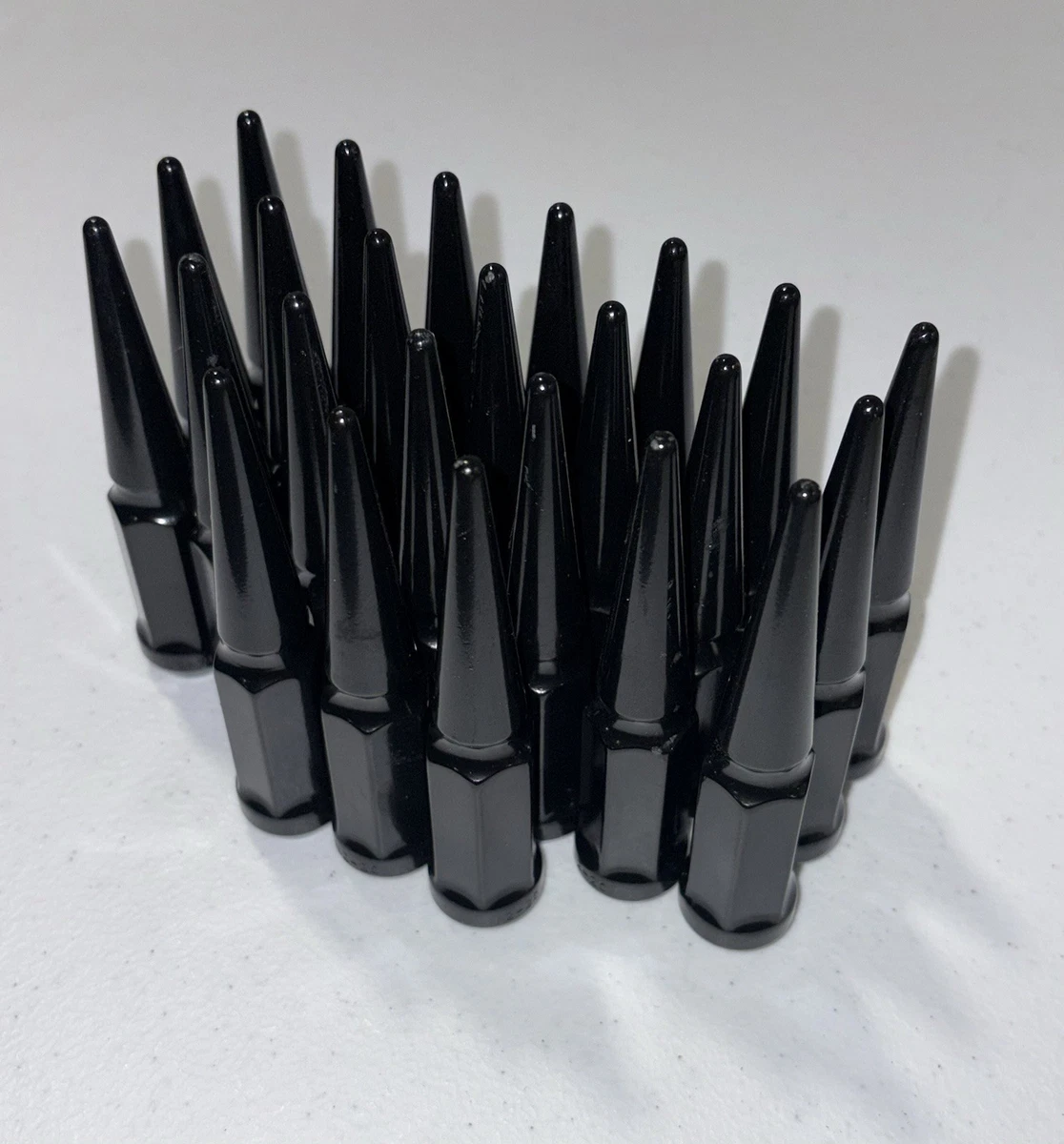 1/2-20 Black Lug Nuts 24pcs photo 2