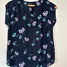 Banana-republic Women's Navy and Blue Blouse