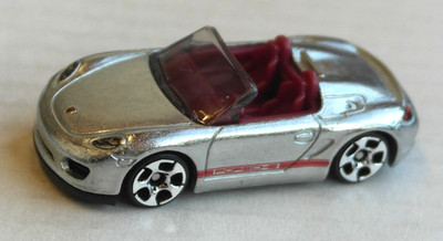 Hot Wheels Silver Series Porsche Boxster Spyder Zamac Mattel HW Sportwagen Auto