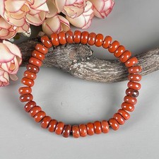 TOP Natural Agate Roung Bead Bracelet Genuine Gemstone Bracelet