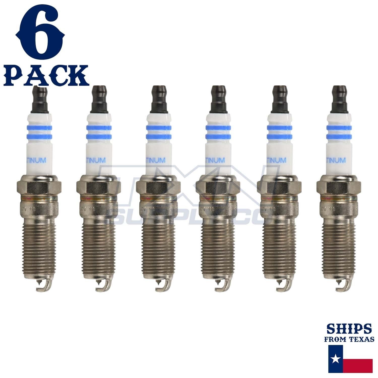 6 Pack Bosch 6716 HR8MPP30X Platinum Spark Plugs