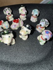 Snoopy Charm Beads 10 Pc From