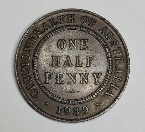 1932 Australia Half Penny — photo from the most recent tracked eBay sale
