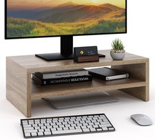 Monitor Stand, 2 Tiers Computer Monitor Riser, Laptop Stand, Computer Stand with