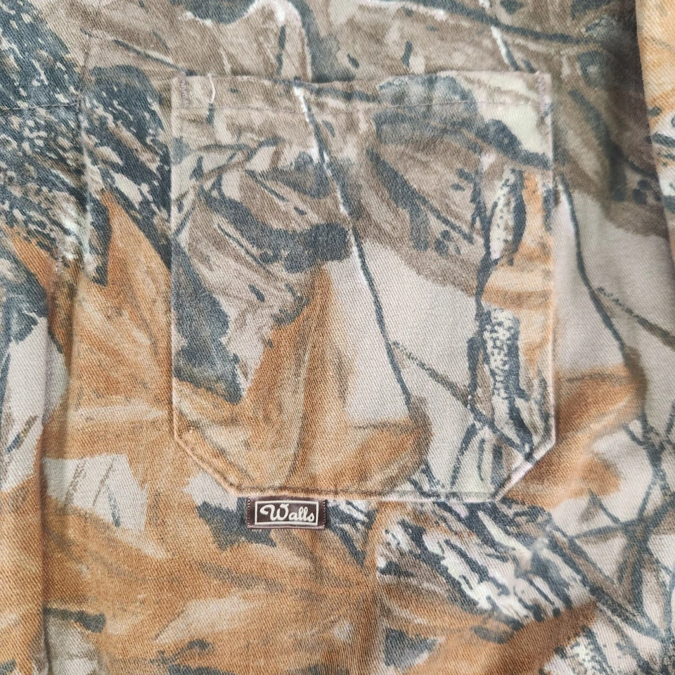 Vintage Walls Camo Coveralls Mens Large RealTree Hunting Outdoors Workwear - Image 4 of 4