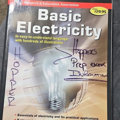 Research & Education Association Basic Electricity Electrical Engineering Textb 