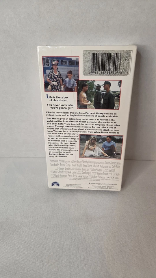 FORREST GUMP - VHS Brand New - Factory Sealed Foto 2 de 3