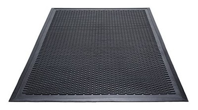 Guardian - MLL14030500 Clean Step Scraper Outdoor Floor Mat, 3'x5', Black