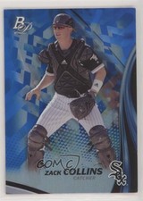 2017 Bowman Platinum Top Prospects Royal Blue Zack Collins #TP-ZC 3x7