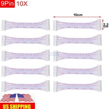 10pcs JST-XH2.54mm Pitch Connector Cable 9 Pin Female to Female 10cm