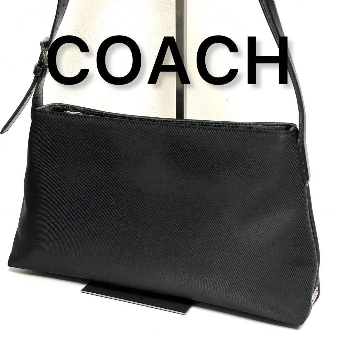 Coach Black PVC Shoulder Bag Authentic G06182663