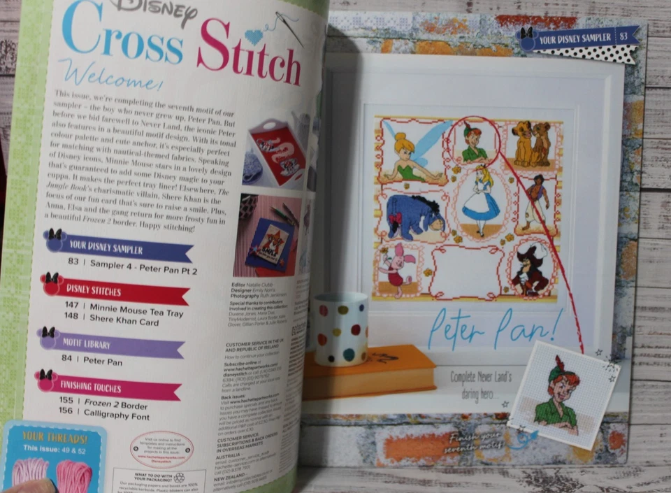 DISNEY HACHETTE cross stitch magazine ISSUE 83 please read description - Image 2 of 4