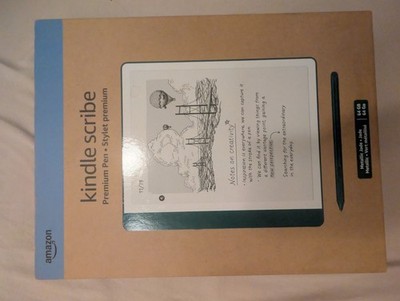 Amazon New Kindle Scribe 64GB 2024 Metallic Jade Notebook Design 10,2 Zoll