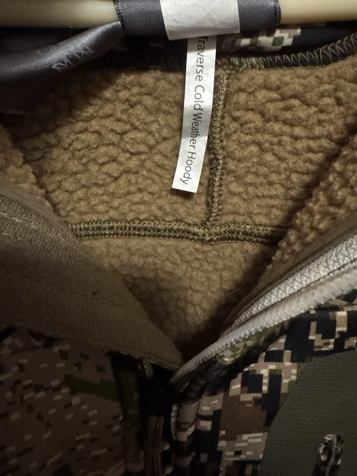 Sitka Traverse Cold Weather Hoody Mens Medium Subalpine Optifade - Image 3 of 4