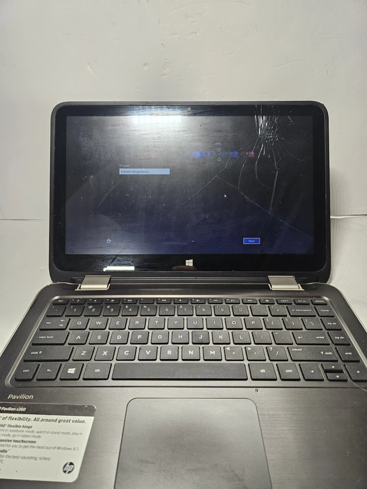 AS-IS HP Pavilion X360 13-a019wm Intel i3 Touch Laptop Tablet PC Screen Cracked - Image 4 of 4