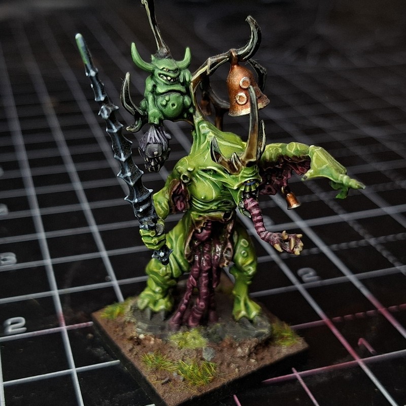 Warhammer 40k 30k Age Of Sigmar Old World Herald Of Nurgle Deamon Pro Painted
