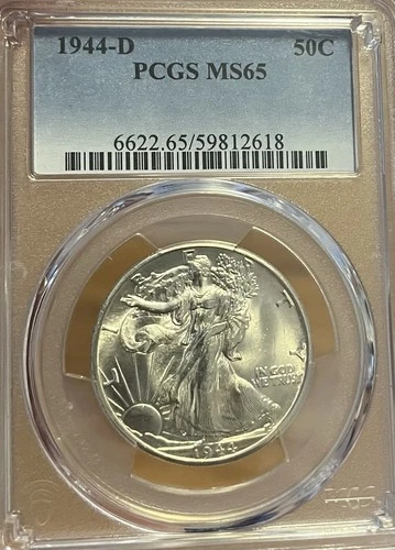 1944-D PCGS MS65 Walking Liberty Half Dollar