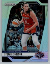 2024 Panini Prizm WNBA Prizms Silver #34 Stefanie Dolson Washington Mystics