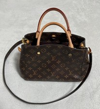 LOUIS VUITTON Montaigne BB bag Brown Monogram Canvas QY9VVC