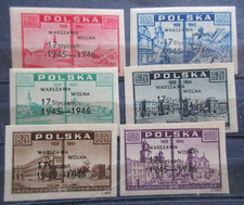 POLOGNE timbres N° 476A à 476F neuf * cote 18 € bon état lot OH150