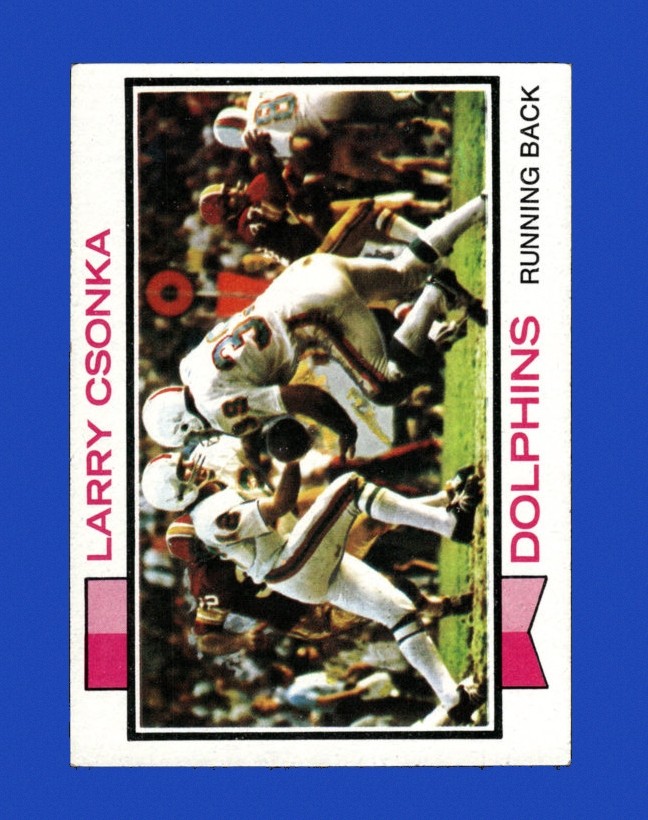 1973 Topps Set-Break #100 Larry Csonka EX-EXMINT *GMCARDS*