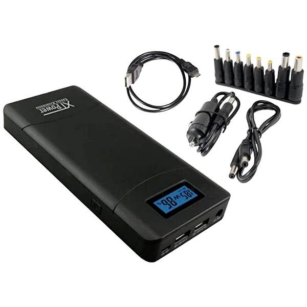 XTPower 249851  XT-20000 QC3 Power bank 20100 mAh Li-Ion USB, Presa DC 3,5 mm Ne