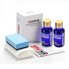 2Pcs 30ml 10H Anti-Scratch Auto Ceramic Glass Coat Liquid Paint Protection