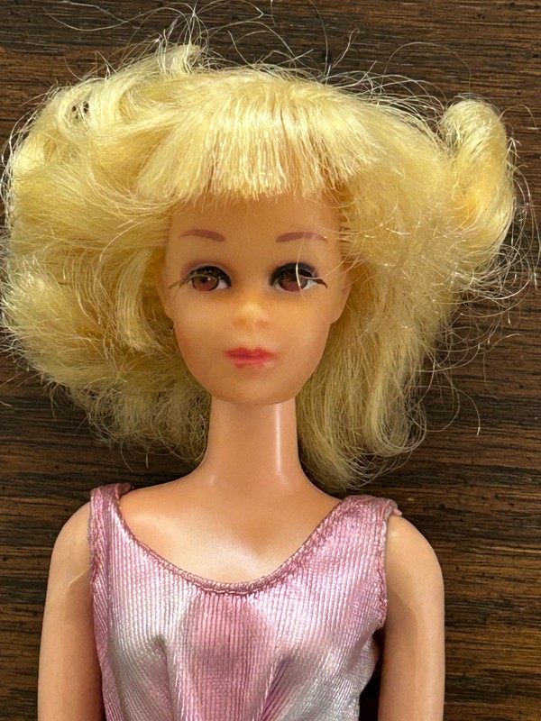Vintage Mattel 1970's  Blonde FRANCIE GROW PRETTY HAIR DOLL #1074/#1129