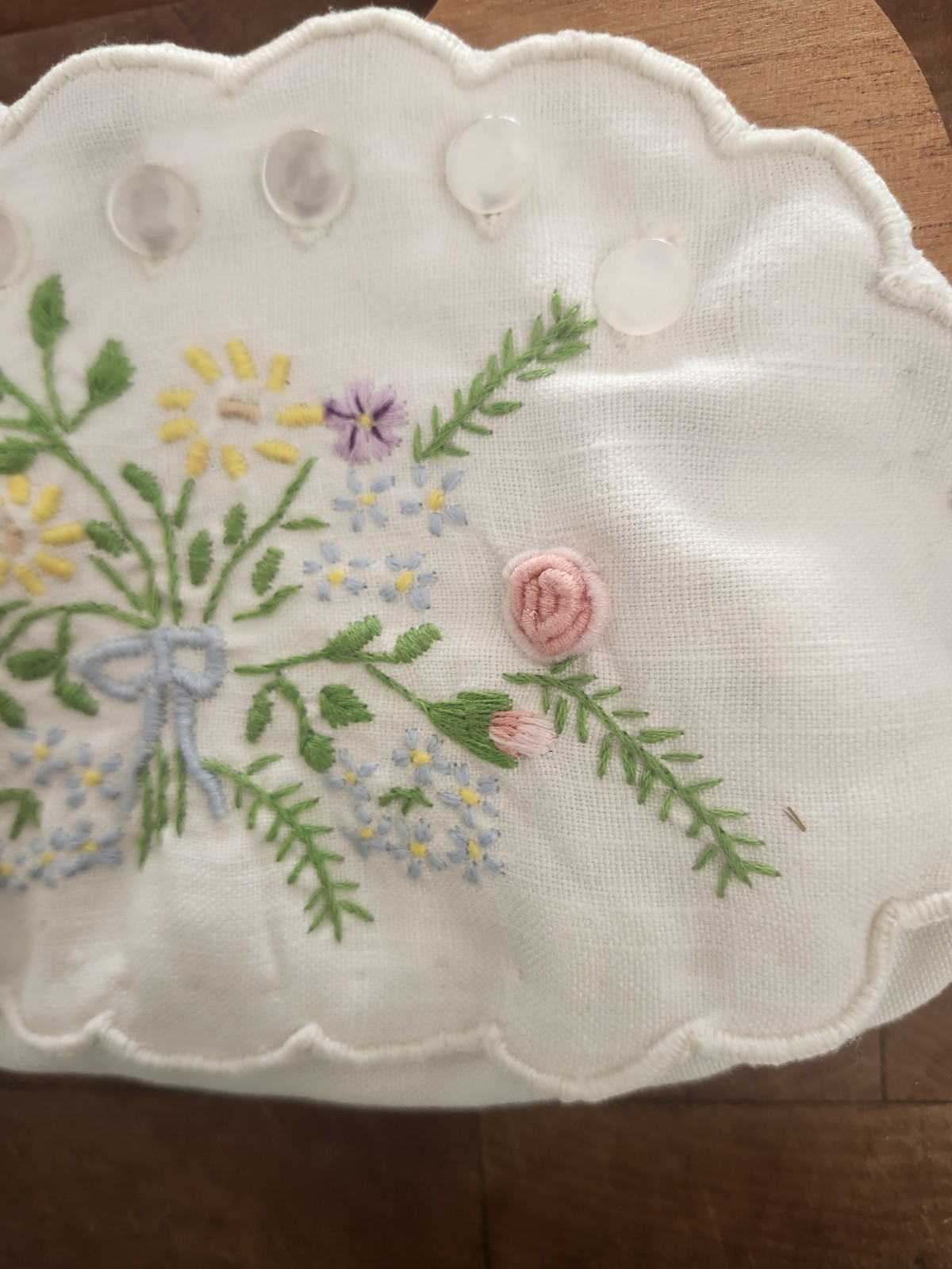 Beautiful Vintage Handmade Easter Spring Handbag … - image 6