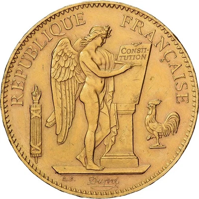 Monnaie, France, 100 Francs, 1911, Paris, TTB, Or, Gadoury:1137a, KM:858 - Photo 1/2