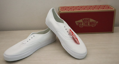 Vans ''Off The Wall'' Men's Sz 11.5 Women's Sz 13 True White Authentic Sneakers