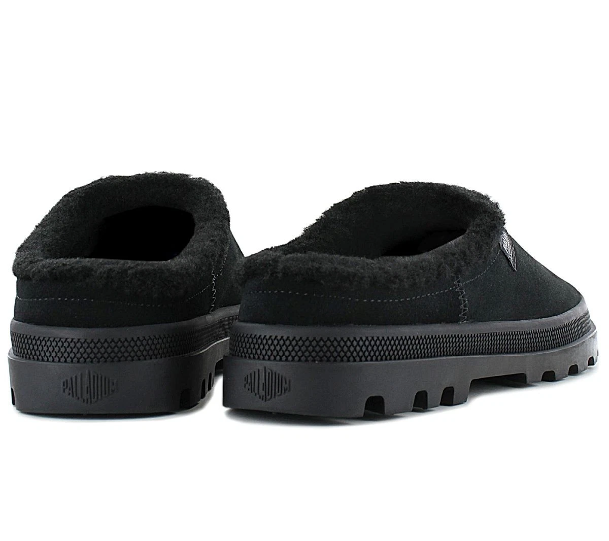 PALLADIUM Palladune Mule Warm - Slipper Winter Hausschuhe Pantolette Schwarz NEU