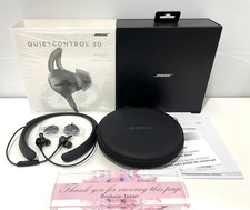 Bose QuietControl 30 Wireless Noise Cancelling Neckband Earbuds Tested Black