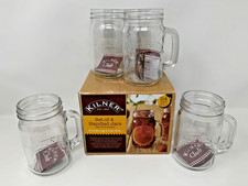 Set of 4 Kilner Handled Jars - 400ml Drinking Jars - New