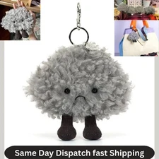 Amuseables Storm Cloud Bag Charm 5.91in Ultra Soft Perfect Keychain