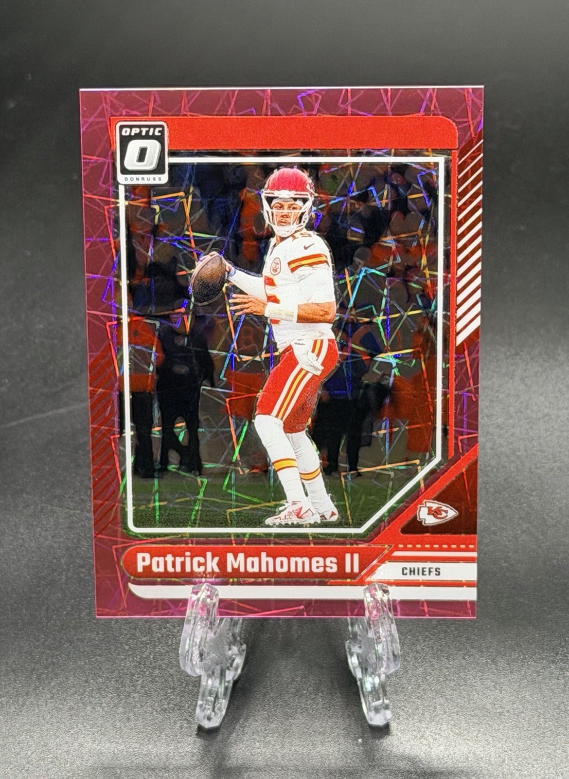 2024 Panini Donruss Optic Patrick Mahomes II #94 Pink Velocity SP /80