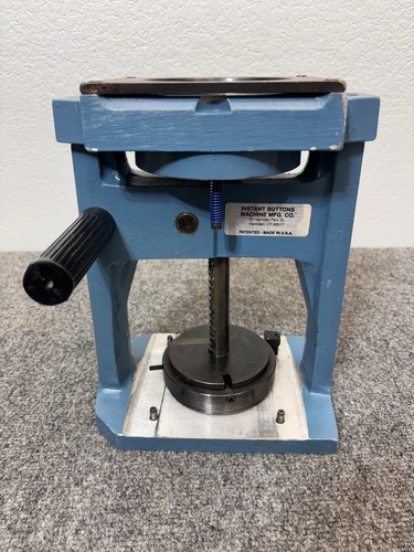 Vintage INSTANT BUTTONS MACHINE 300 Series AS-IS MISSING PARTS