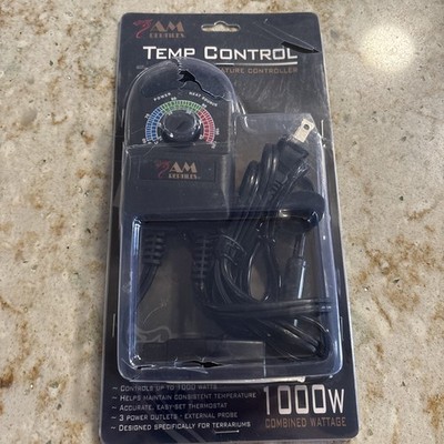 AM Reptiles Reptile Terrarium Temp. Controller w/ Probe & Safety Shutoff at 110F