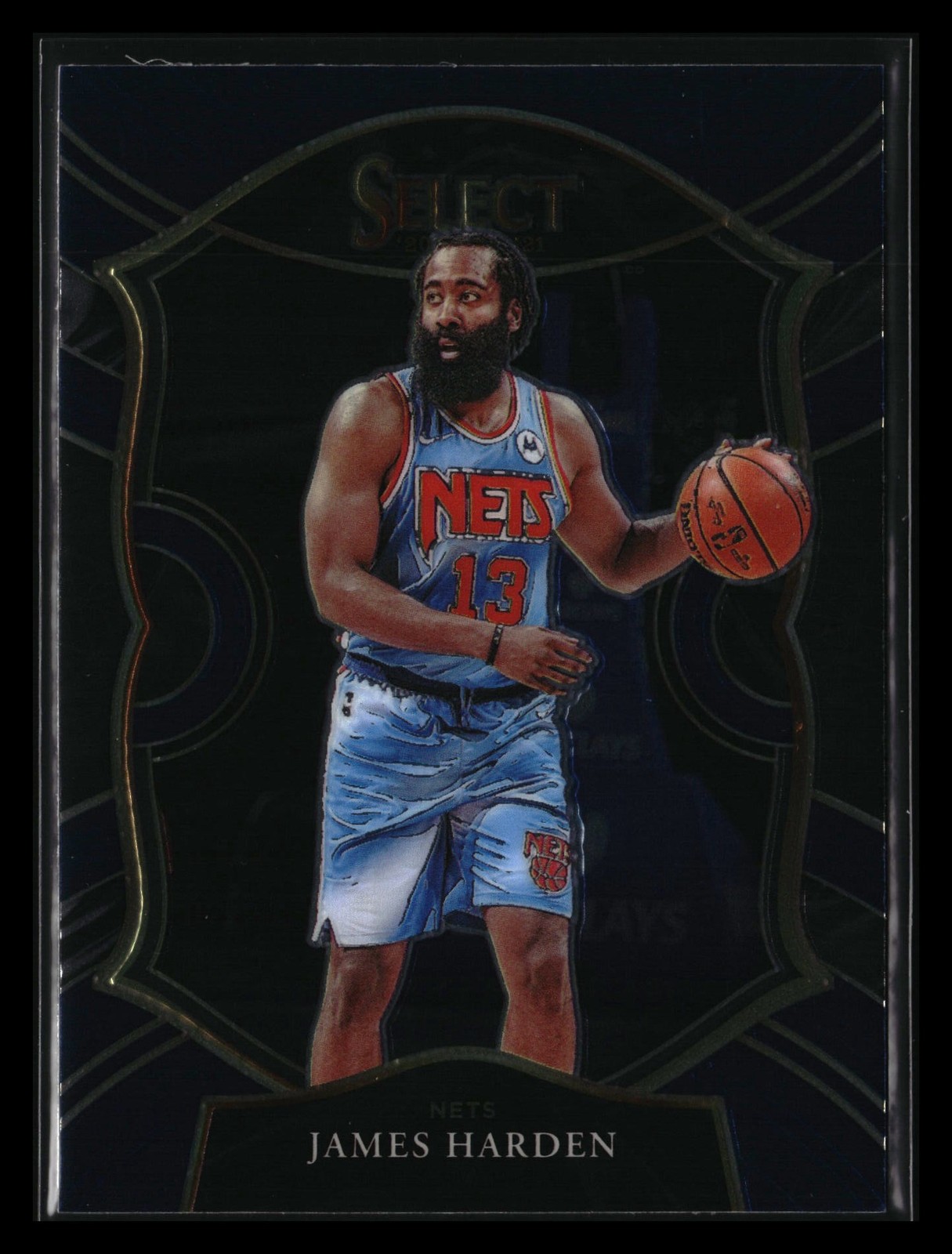 2020-21 Panini Select James Harden Blue #12 Blue