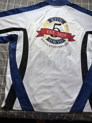 Kith Tokyo 5 Year Anniversary Jason II Soccer Jersey White Size L