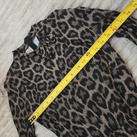 Agent Provocateur Iona Animal Leopard Bodysuit Top M Built-in Corset Bra