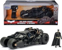 Gadget - Dc Comics: Jada Toys - Batman - Batmobile Scala 1:24 Con Personaggio Ba