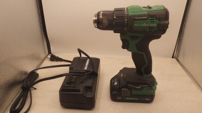 METABO HPT 18-VOLT 1/2'' CORDLESS DRILL + BATTERY & CHARGER, MODEL DS (TDY030036)