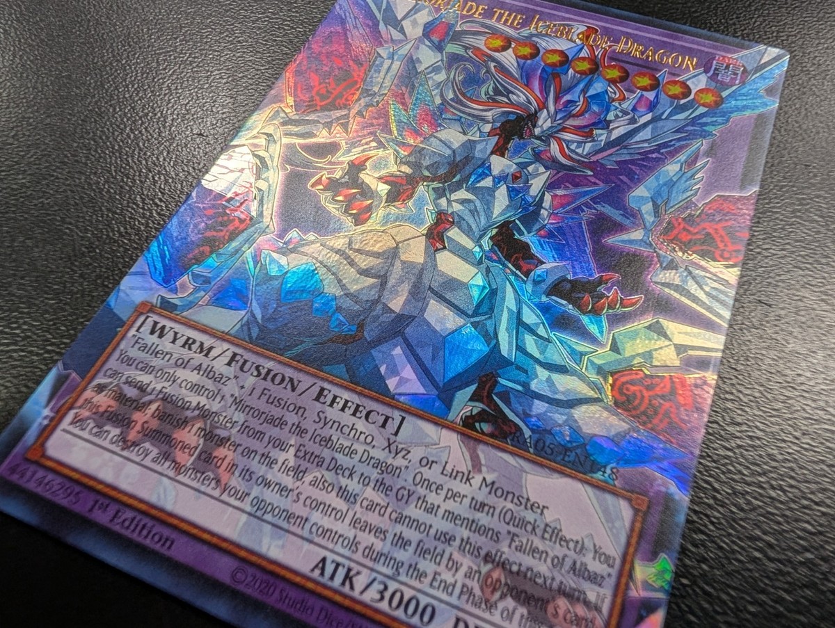 Mirrorjade the Iceblade Dragon RA05-EN148 Ultra Rare Overframe