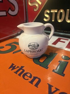 LAPHROAIG whiskey brewery Jug Advertising Breweriana 99p No Reserve