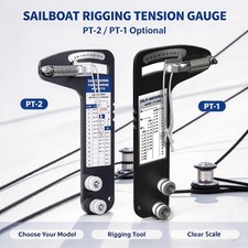 Sailboat Rigging Tension Gauge, PT-1M/2M Tension Gauge Rigging Tool 800lb/1500LB