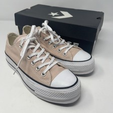Converse Women s Chuck Taylor All Star Lift Platform Sneaker Pale Petal Size 7