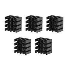 5 Pack 14x14x10mm Aluminum Alloy Electronic Cooler Radiator for MOS and IC Chip